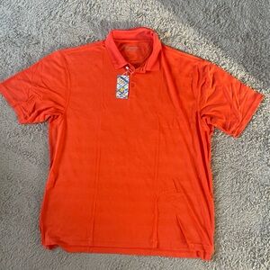 NWT Eversole Run EVR-Dri Golf Polo Shirt Short Sleeve Orange 3XL